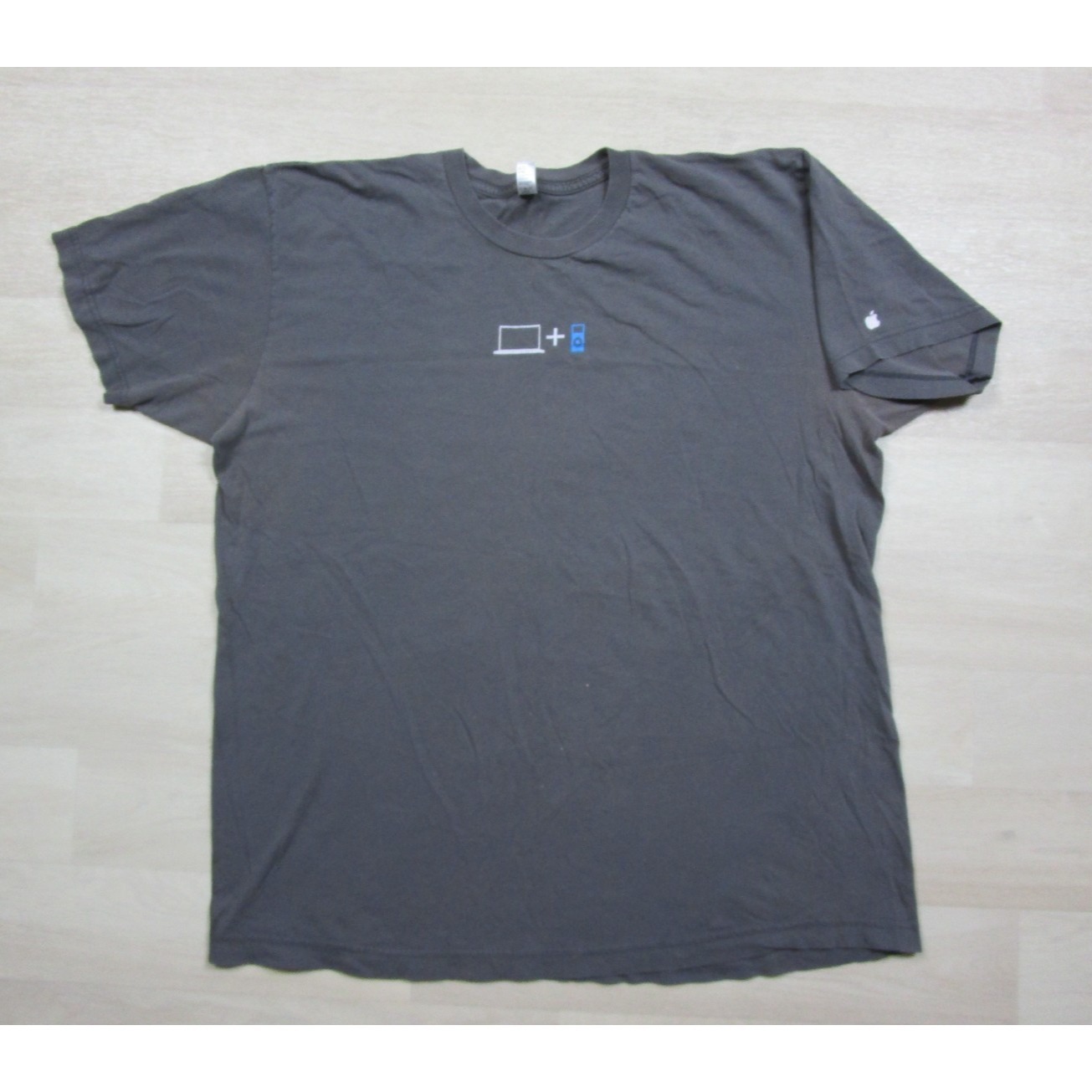 Vintage Apple Computers T Shirt Xl Y2k Retail Promo Ipod Nano College Students